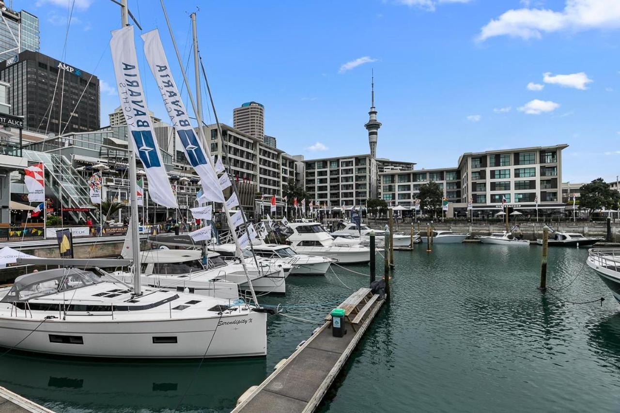 Dazzling Sea Views - Heart Of The Viaduct Apartment Auckland Luaran gambar